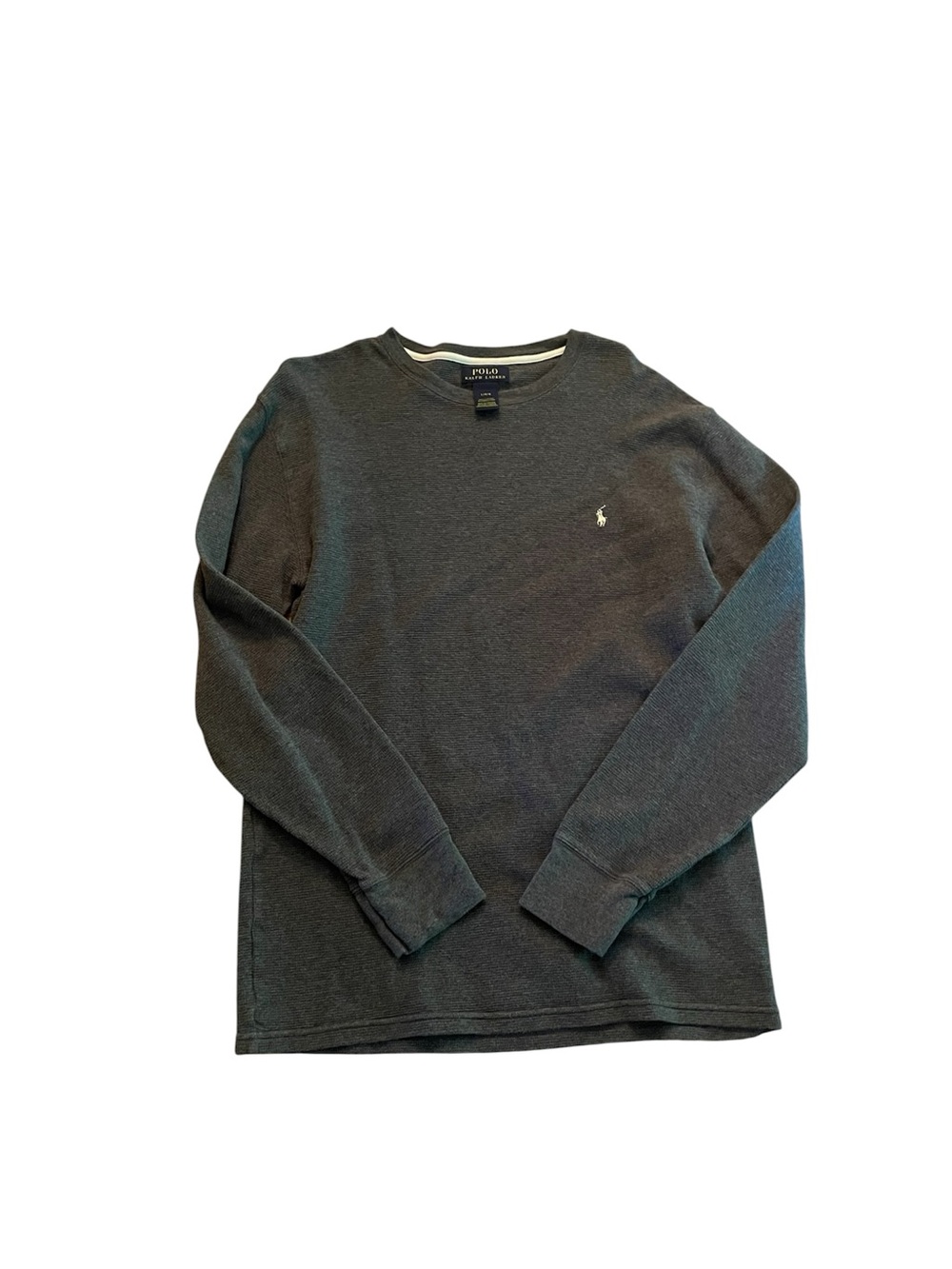 Polo Ralph Lauren Men’s Thermal Long Sleeve Top Grey size Large